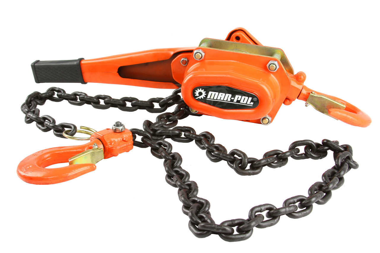 Ръчна верижна лебедка с тресчотка 1.5 тона MAR-POL