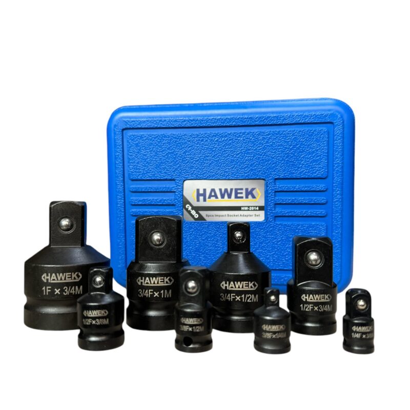 Ударни адаптери  – преходници за гедоре 8 части HAWEK