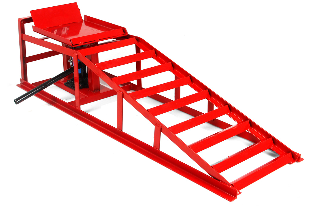 Комплект от 2 авто рампи с хидравличен крик 5 тона MAR-POL