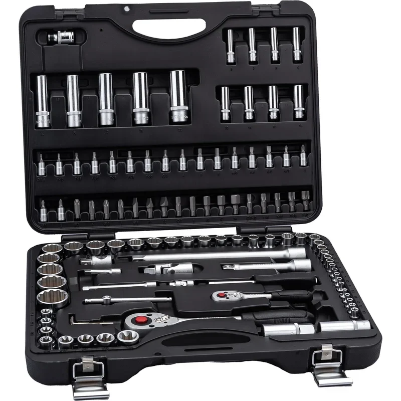 Комплект гедоре 108 части, 1/4" - 1/2", FORCE