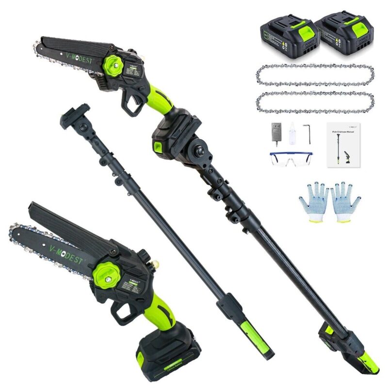 Комплект 3в1 Акумулаторна Лозарска Ножица, Трион и телескопичен прът 36V 8AH STAHLMAYER