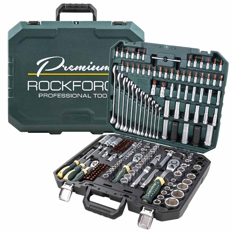 Комплект гедоре 216 части ROCKFORCE RF-38841 PREMIUM