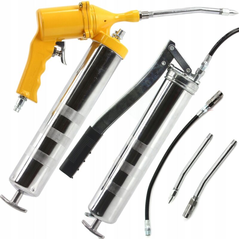 Пневматичен - ръчен такаламит за гресиране 2 в 1 MAR-POL