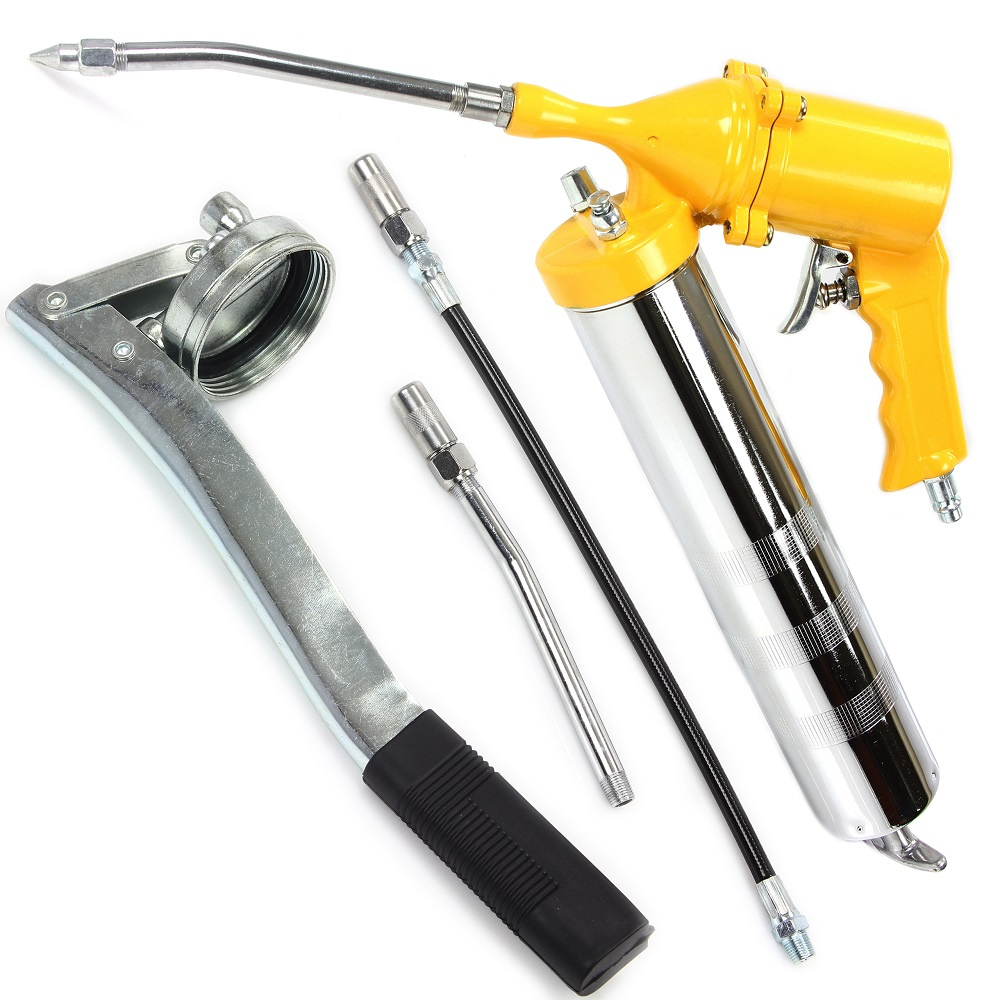 Пневматичен - ръчен такаламит за гресиране 2 в 1 MAR-POL