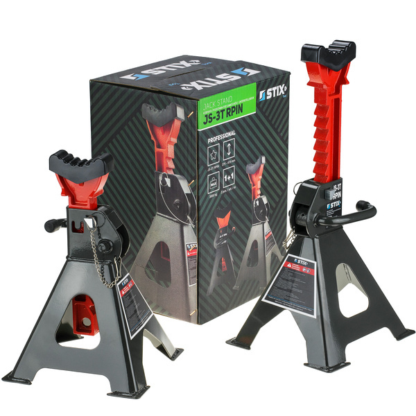 Комплект подпорни стойки за автомобил 3 тона, с щифт и гума - STIX