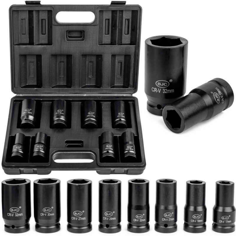 Комплект ударни вложки 3/4" 17–32мм, 8 части BJC