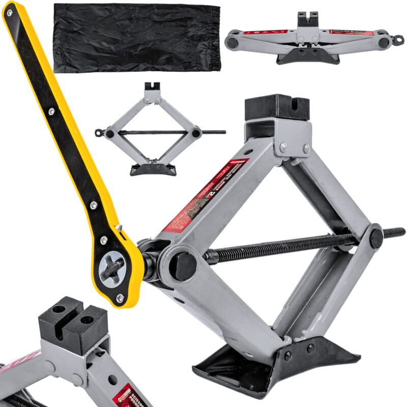 Механичен крик тип жаба 2 тона с тресчотка, 115-400 мм, FORCEKRAFT