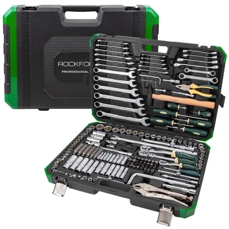 Гедоре 202 + 2 части 1/4″, 3/8″, 1/2″ ROCKFORCE