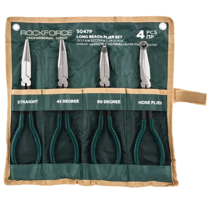 Комлект дългораменни клещи 4 части ROCKFORCE