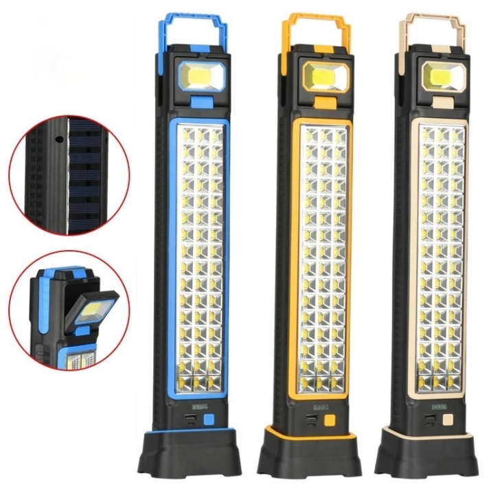 Акумулаторна работна лампа със соларно зареждане