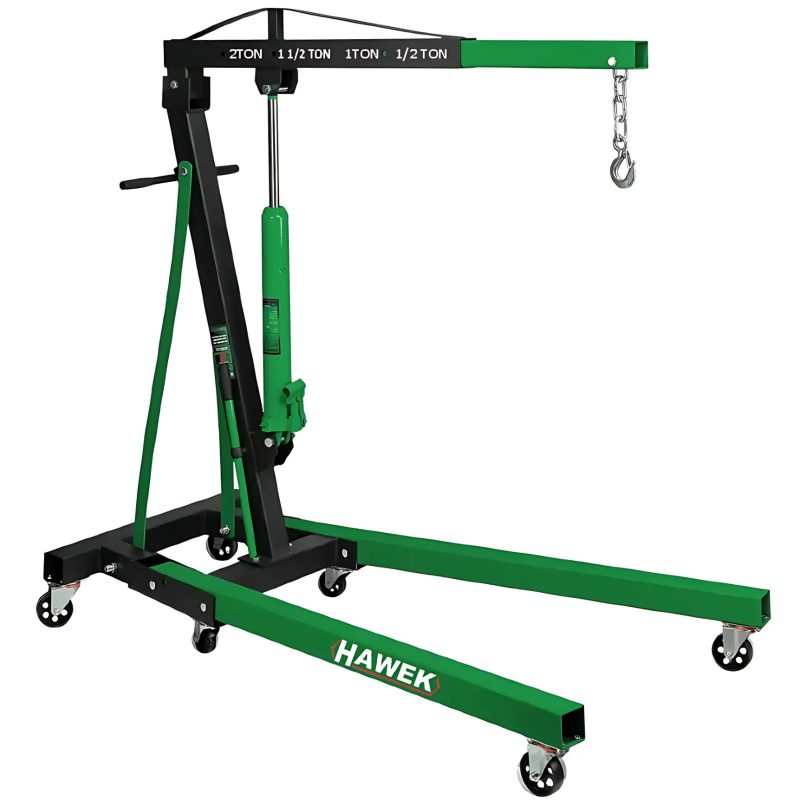 Хидравличен сгъваем кран за двигатели тип жираф 2 тона HAWEK