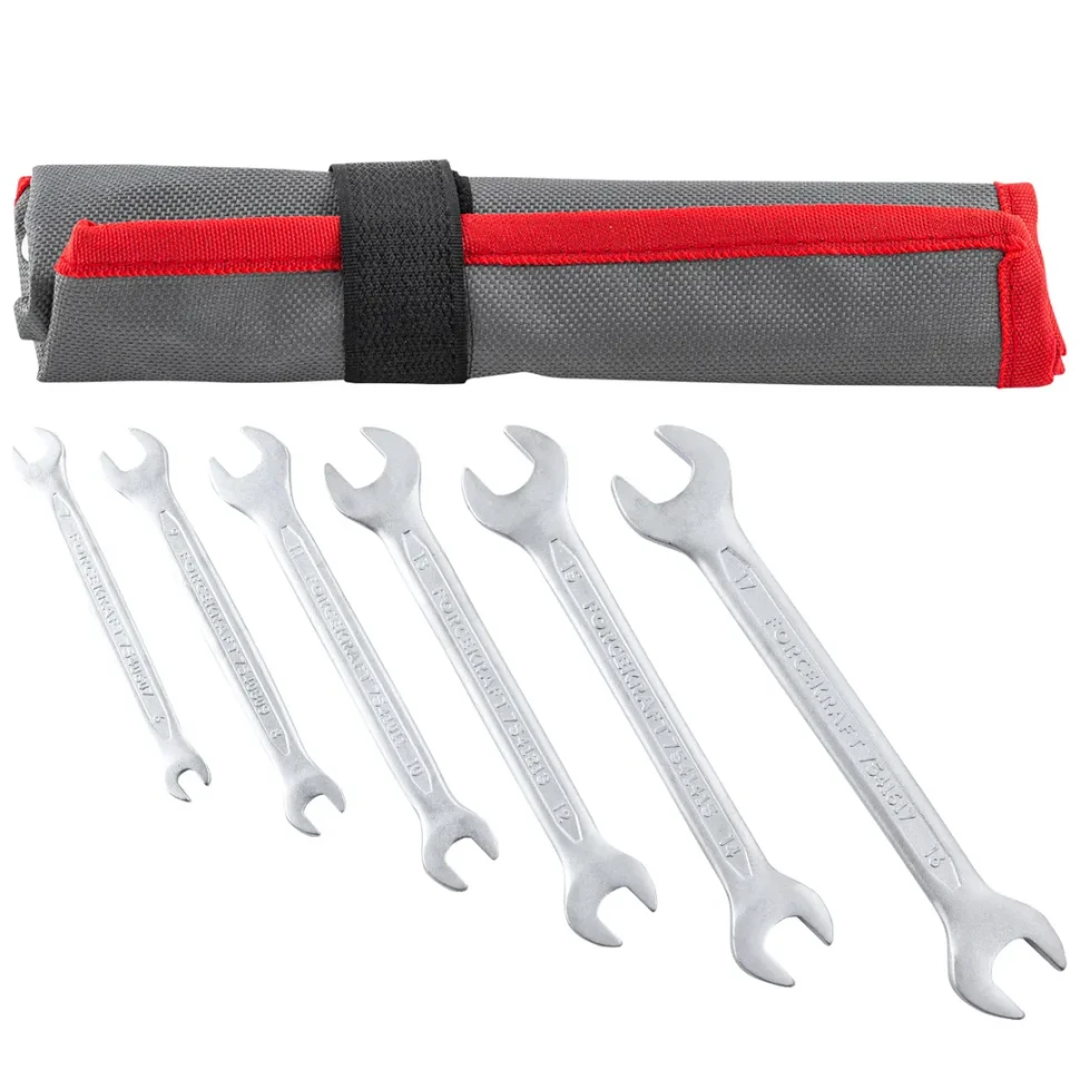 Комплект гаечни ключове 6 -17мм, 6 части FORCEKRAFT