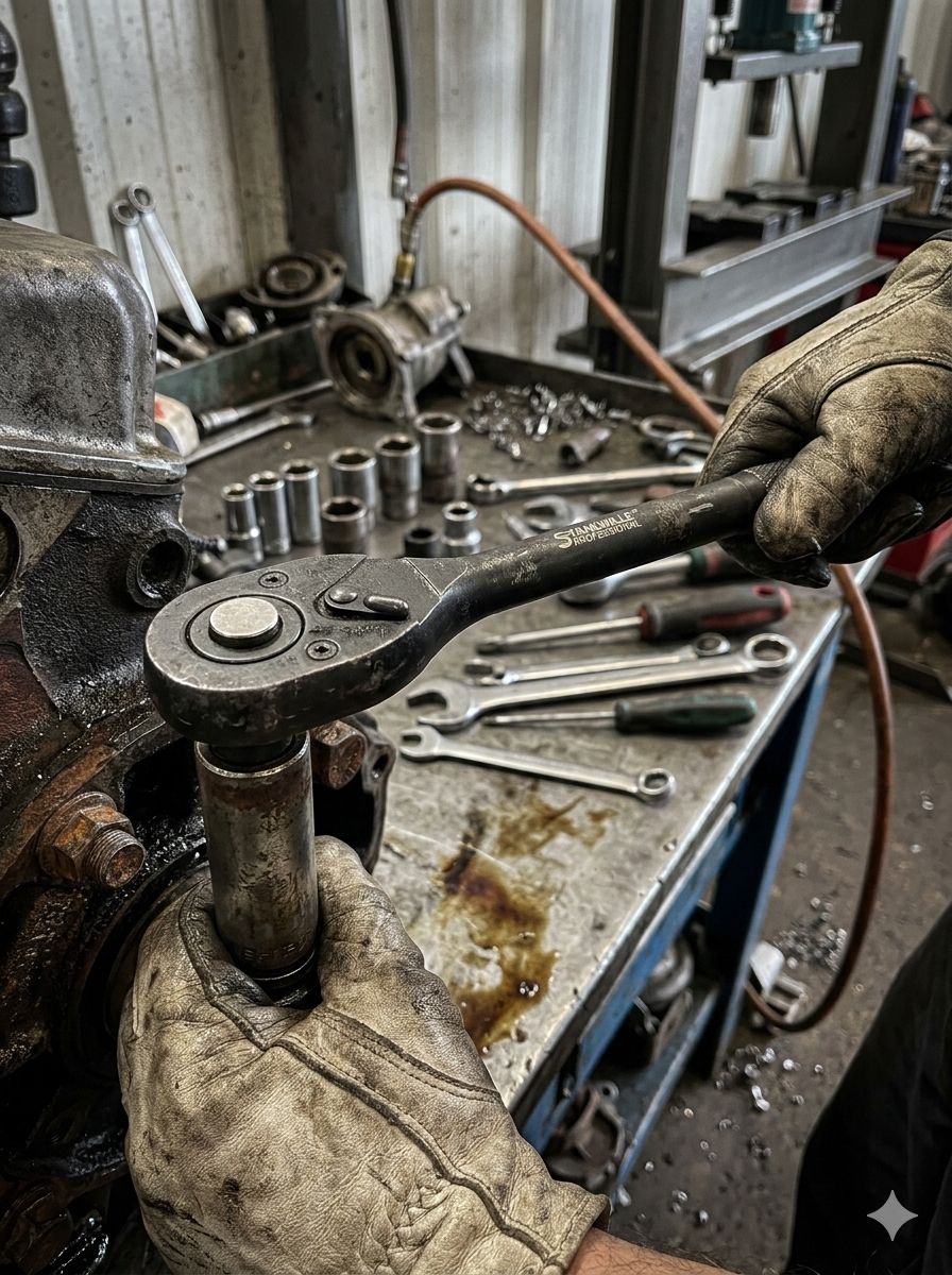 Ударно гедоре с дълбоки вложки 1/2" 23части - STAHLMAYER