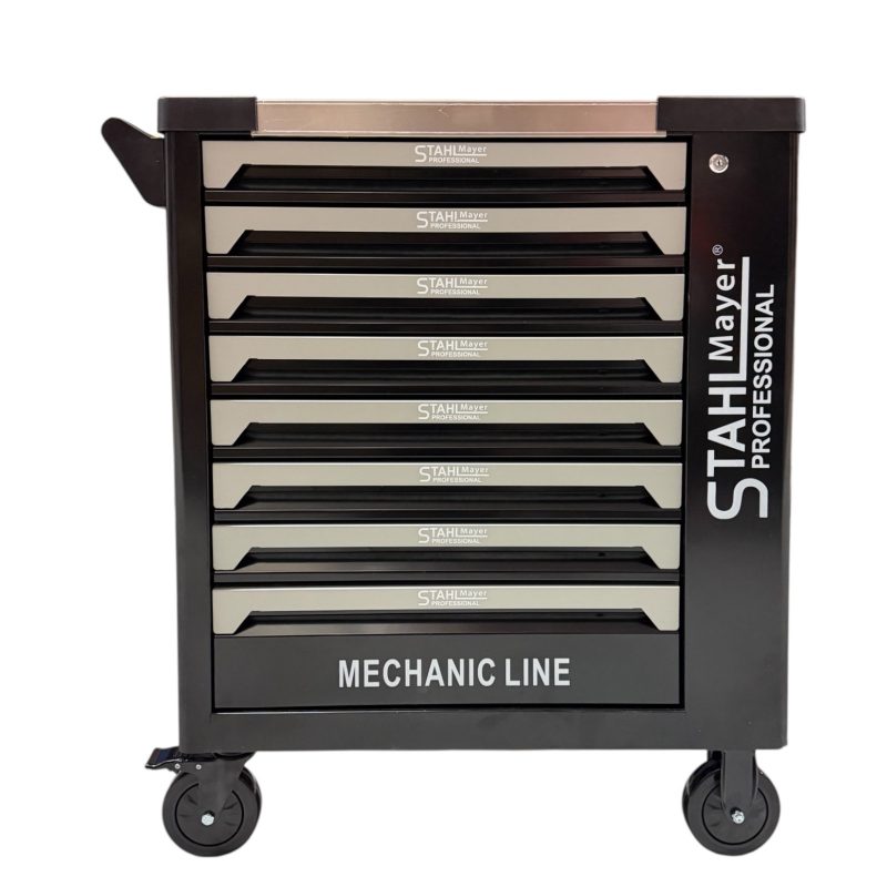 Количка с инструменти 8 чекмеджета, 293 части STAHLMAYER MECHANIC LINE
