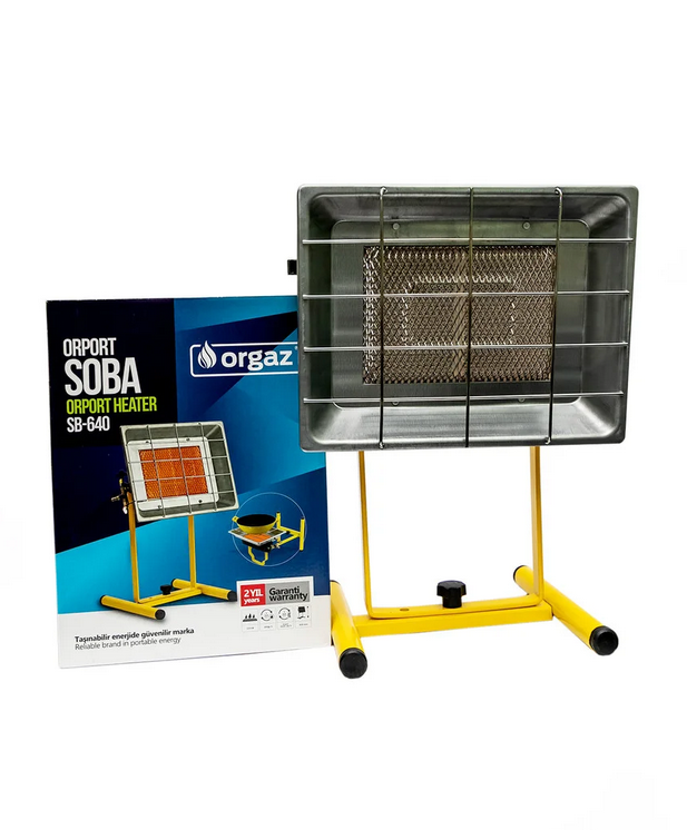 Газова печка със стойка 2900W за къмпинг