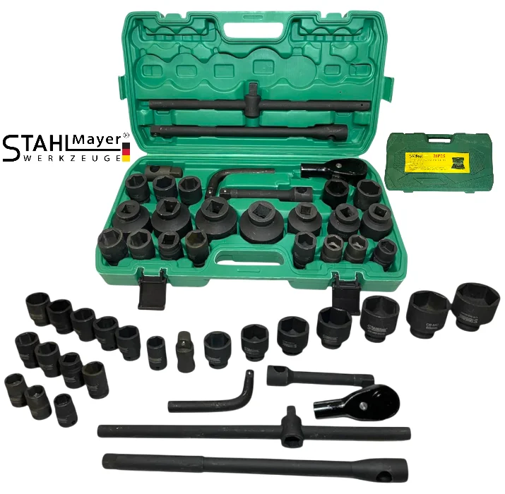 Гедоре за камиони 26 части 3/4″ и 1″ STAHLMAYER